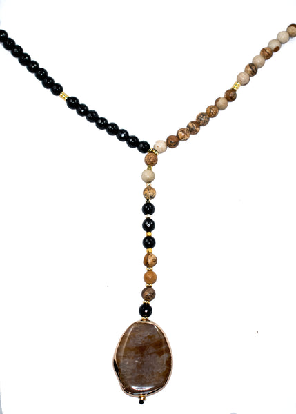 The Y Agate Necklace