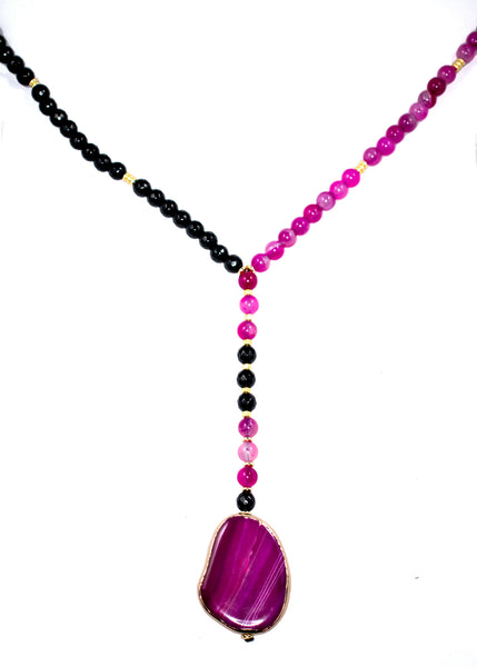 The Y Agate Necklace