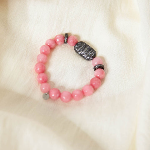 Rosy Agate Bracelet