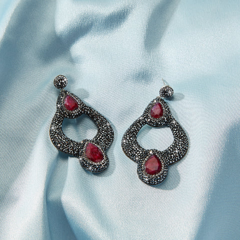 Oval Teardrop Earrings