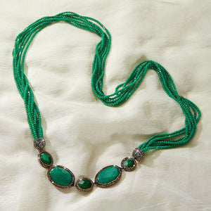 Emerald Agate Necklace